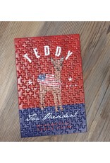 Micro Puzzles Teddy For President - Micro Puzzle