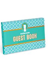 Knock Knock Bathroom Guest Book