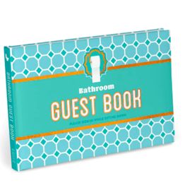 Knock Knock Bathroom Guest Book