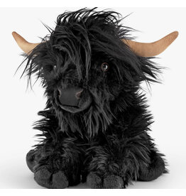 Living Nature Baby Bug Black Highland Cow Plush