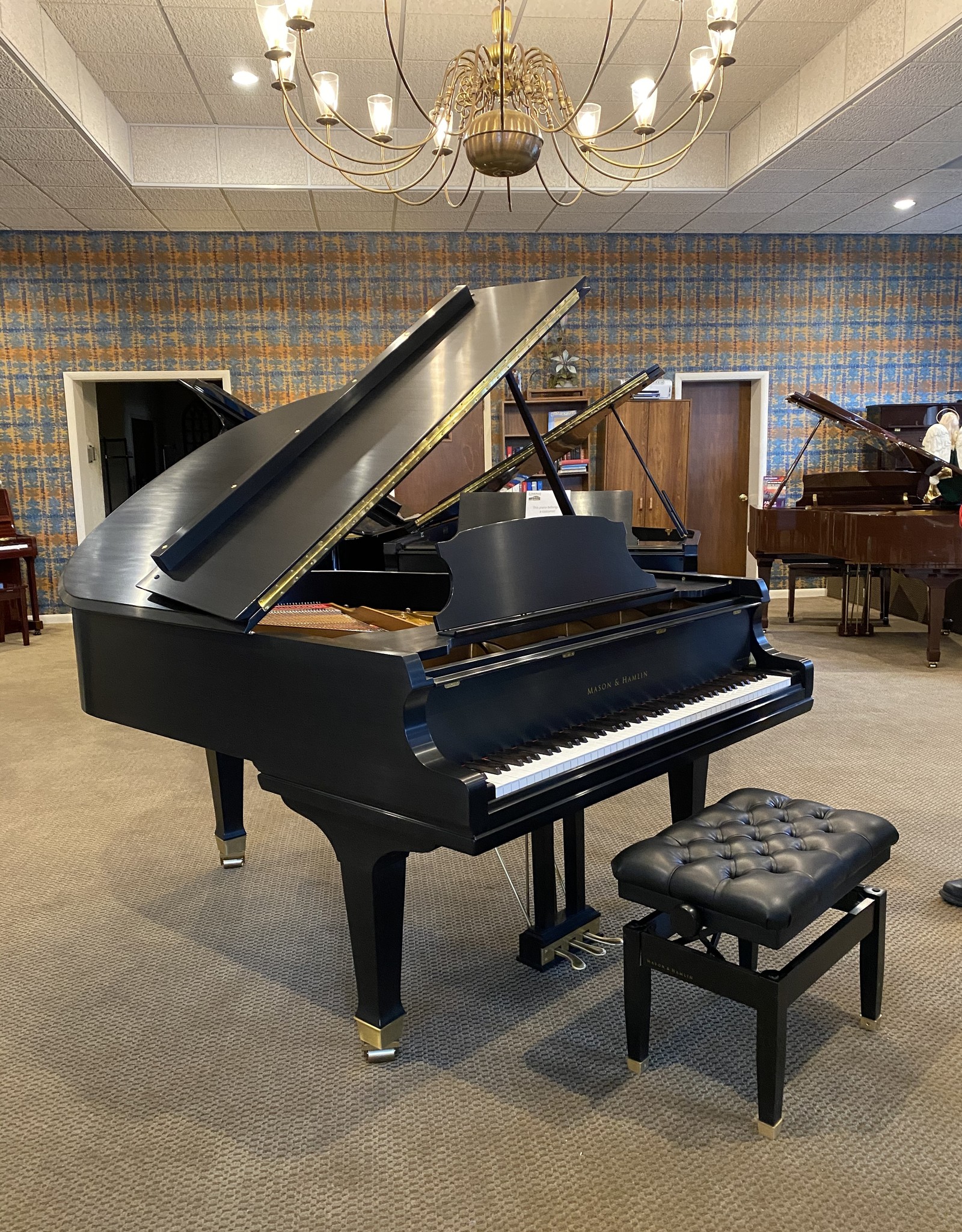 Mason & Hamlin SOLD - Mason & Hamlin MH-58 “Model A” 5’8.5” Grand Piano (Satin Ebony)