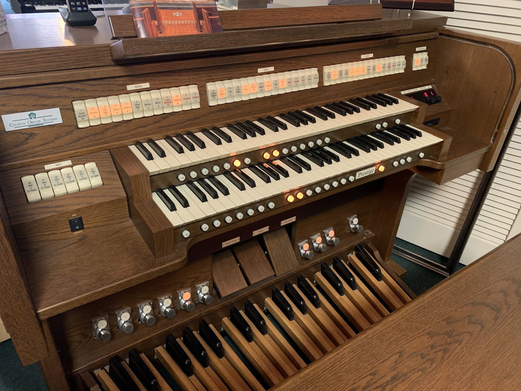 Church Organ Systems Prestige digital organ - Baldwin Piano & Organ Center