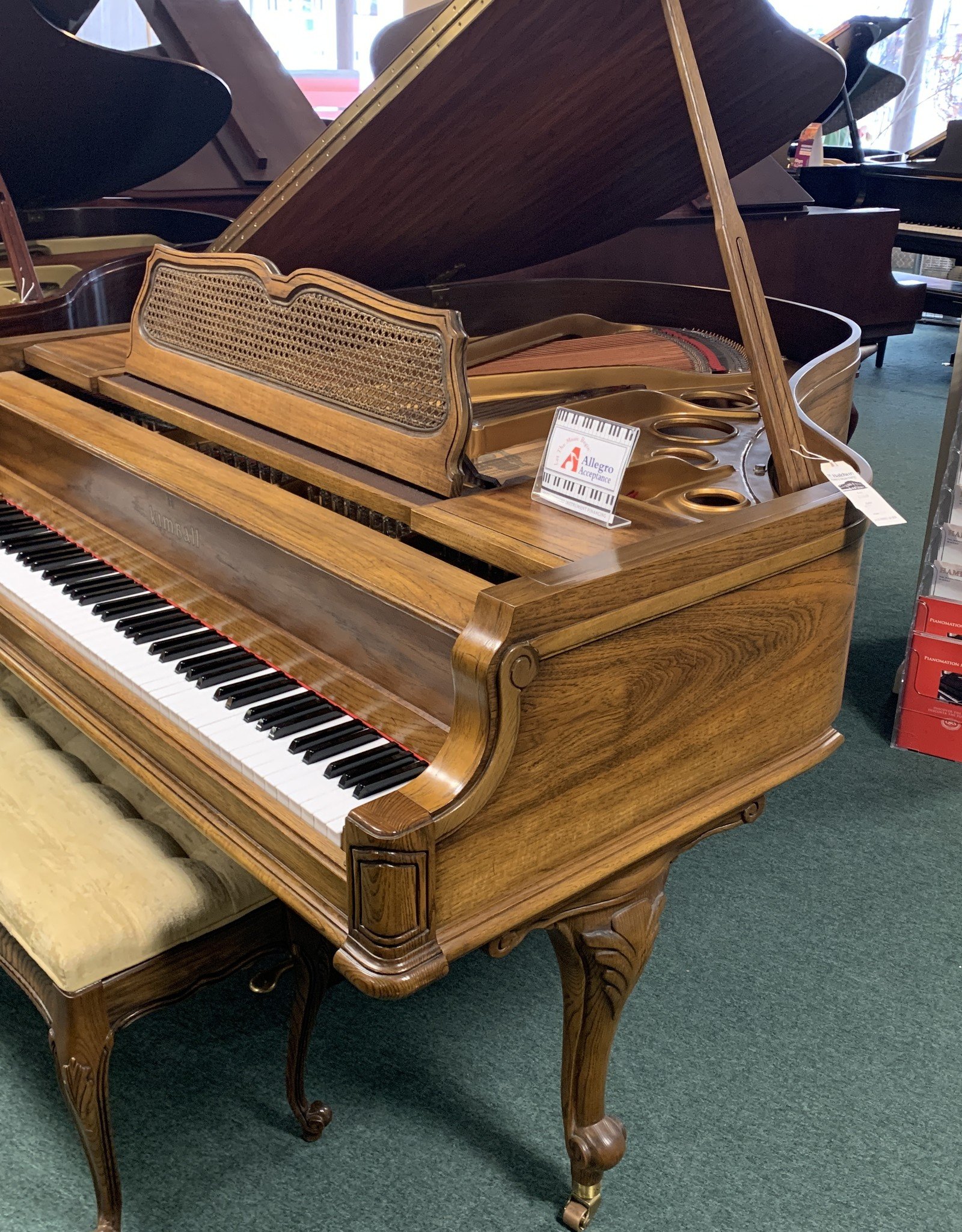 Kimball Kimball 5883 5’2” Grand Piano (Pecan) (pre-owned)