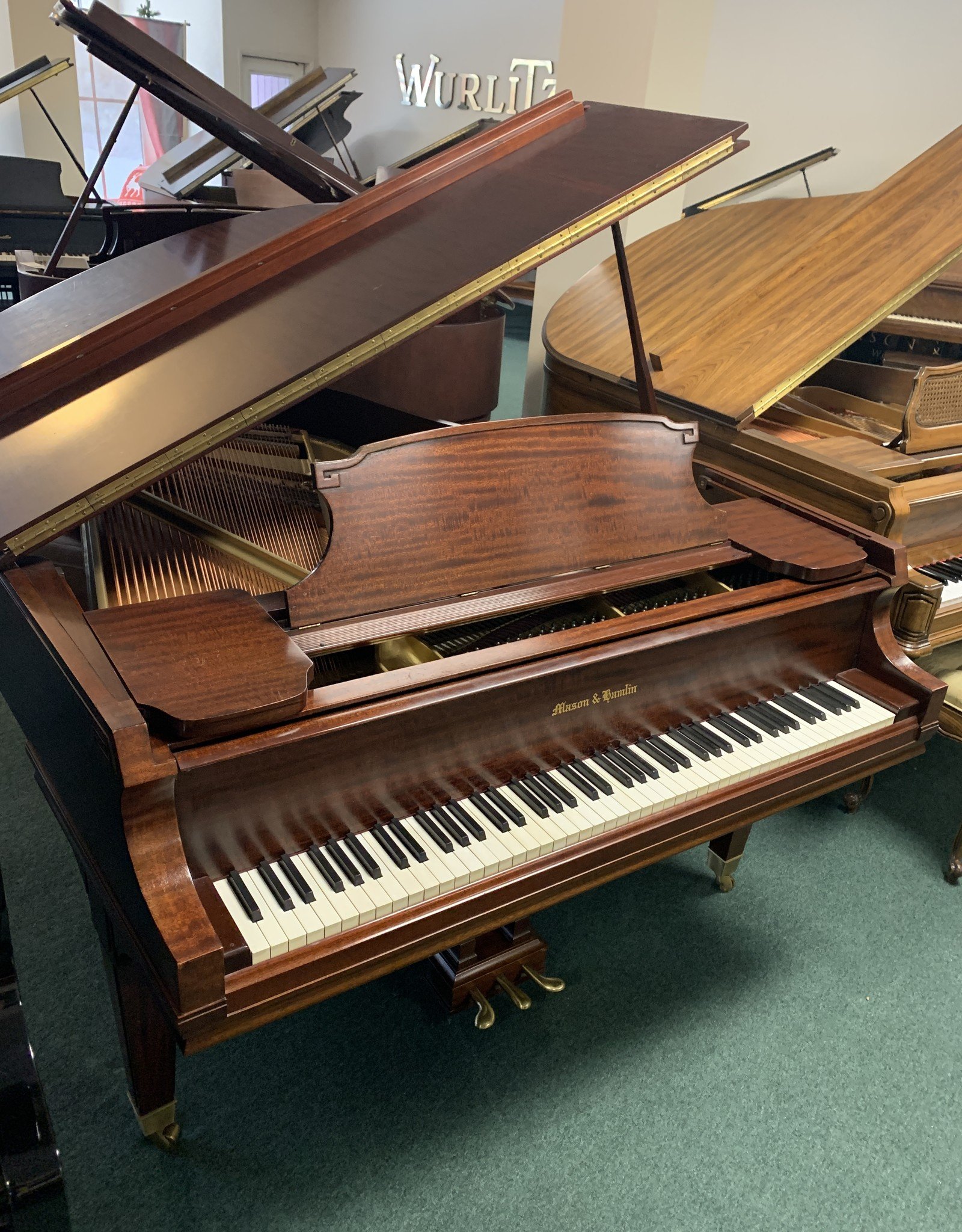Mason & Hamlin Mason & Hamlin “Model A” 5’8.5” Grand Piano (Mahogany) (pre-owned)