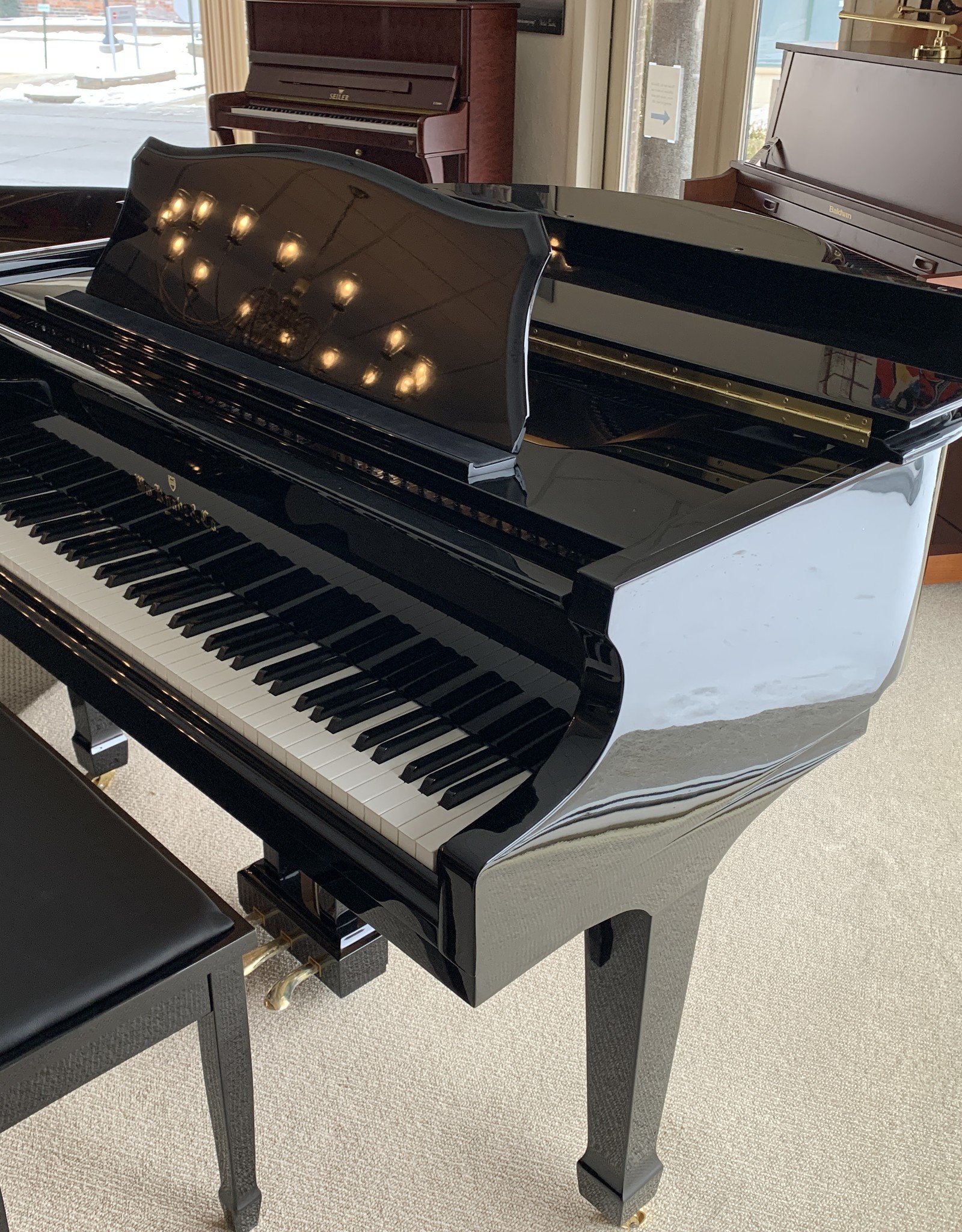 Knabe WM Knabe WG-49 4'9" Grand Piano(Ebony High Polish)