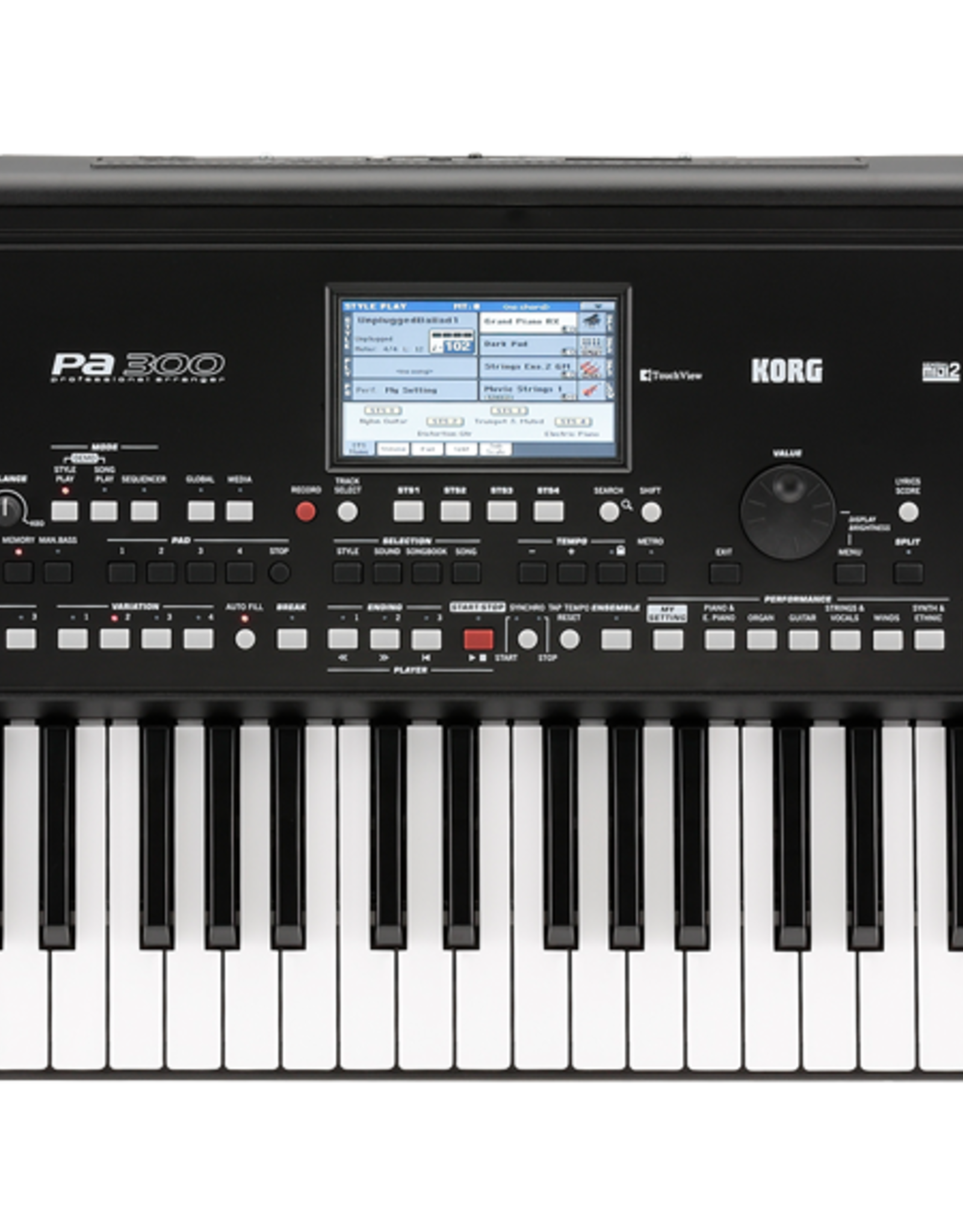 Korg Korg PA300 Professional 61-Key Arranger Keyboard