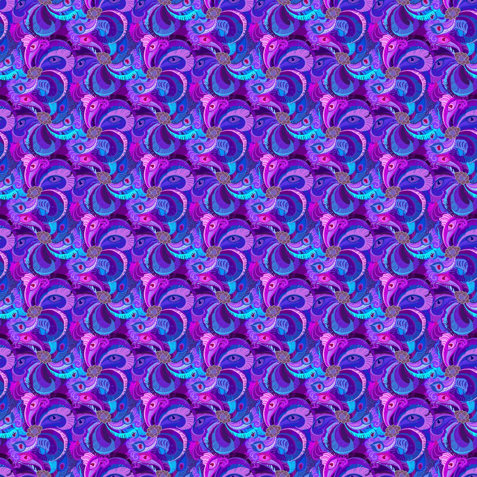 TVD Peacock Feathers