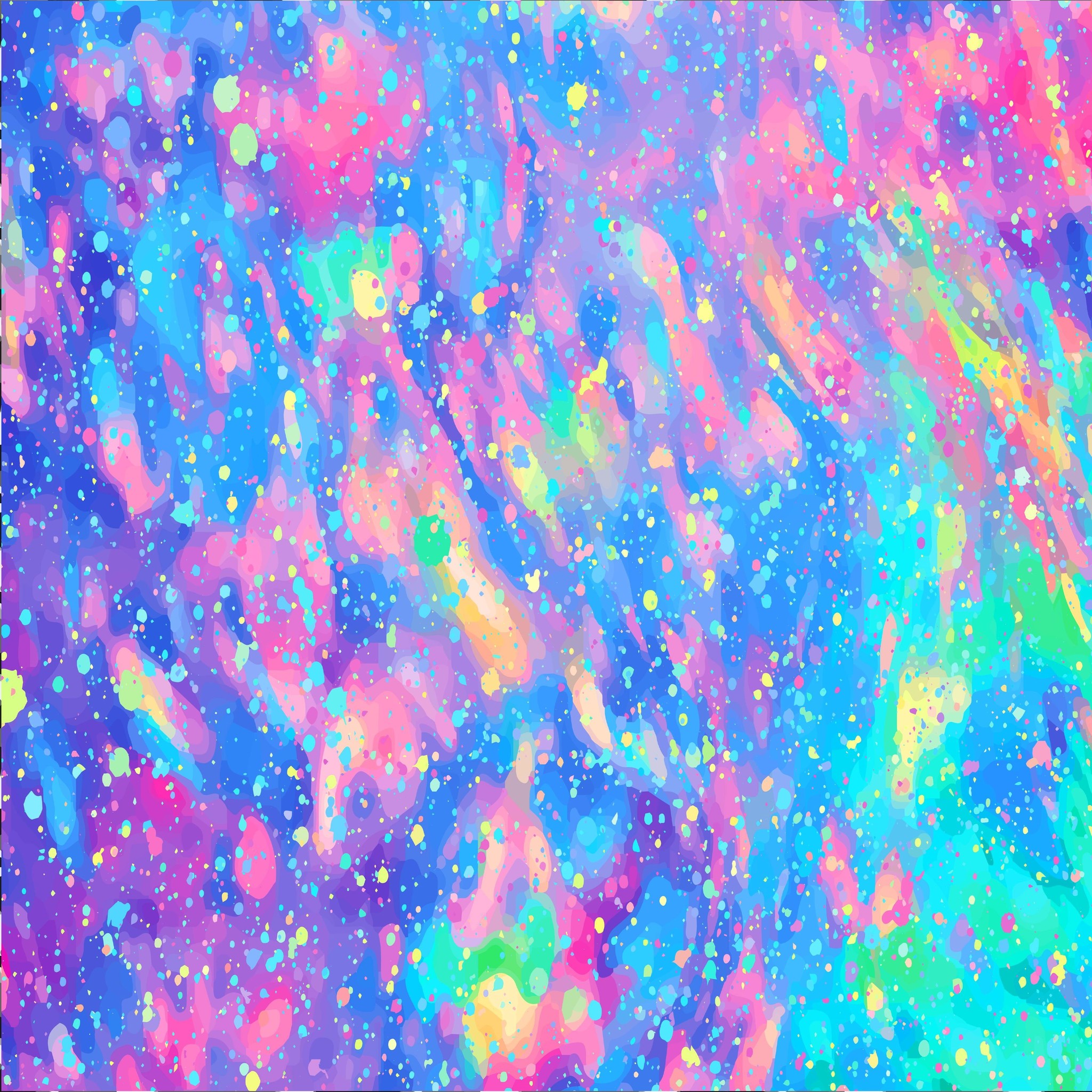 Pastel Paint Patterned Vinyl Texas Vinyl Dispensary