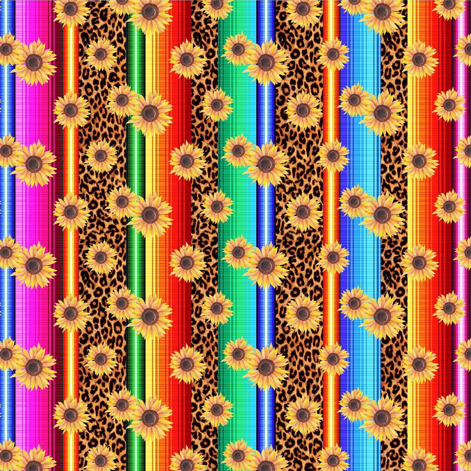 TVD Sunflower/Serape/Leopard