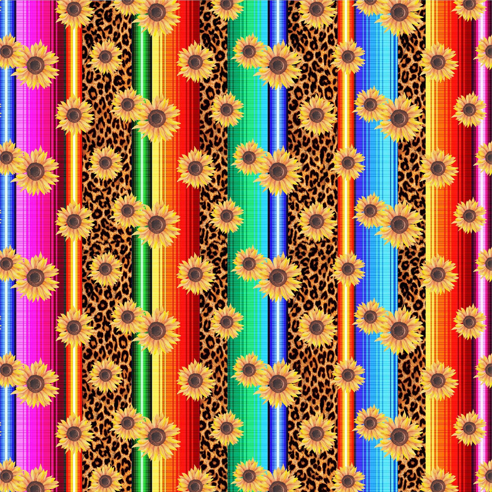 TVD Sunflower/Serape/Leopard