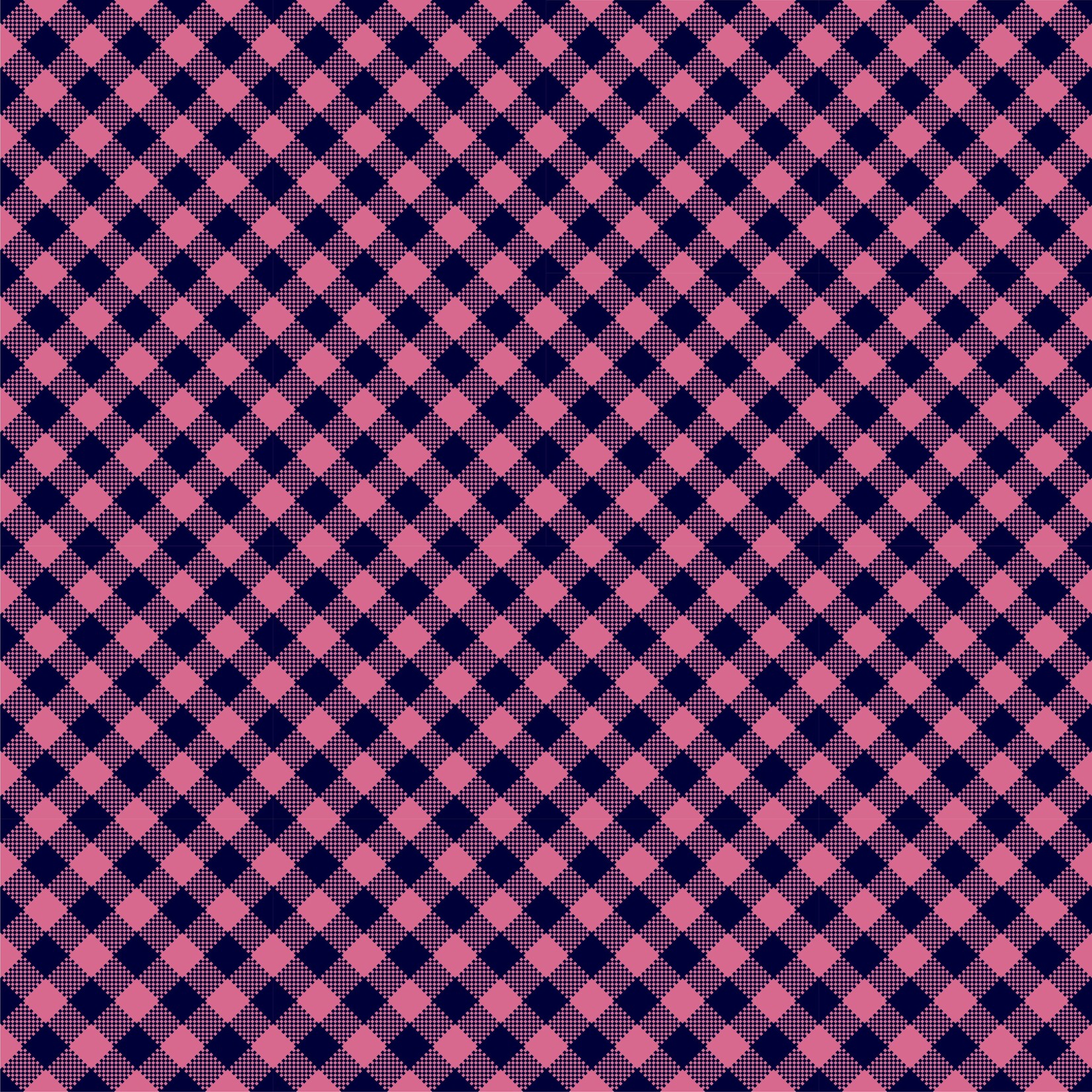 TVD Pink & Navy Plaid