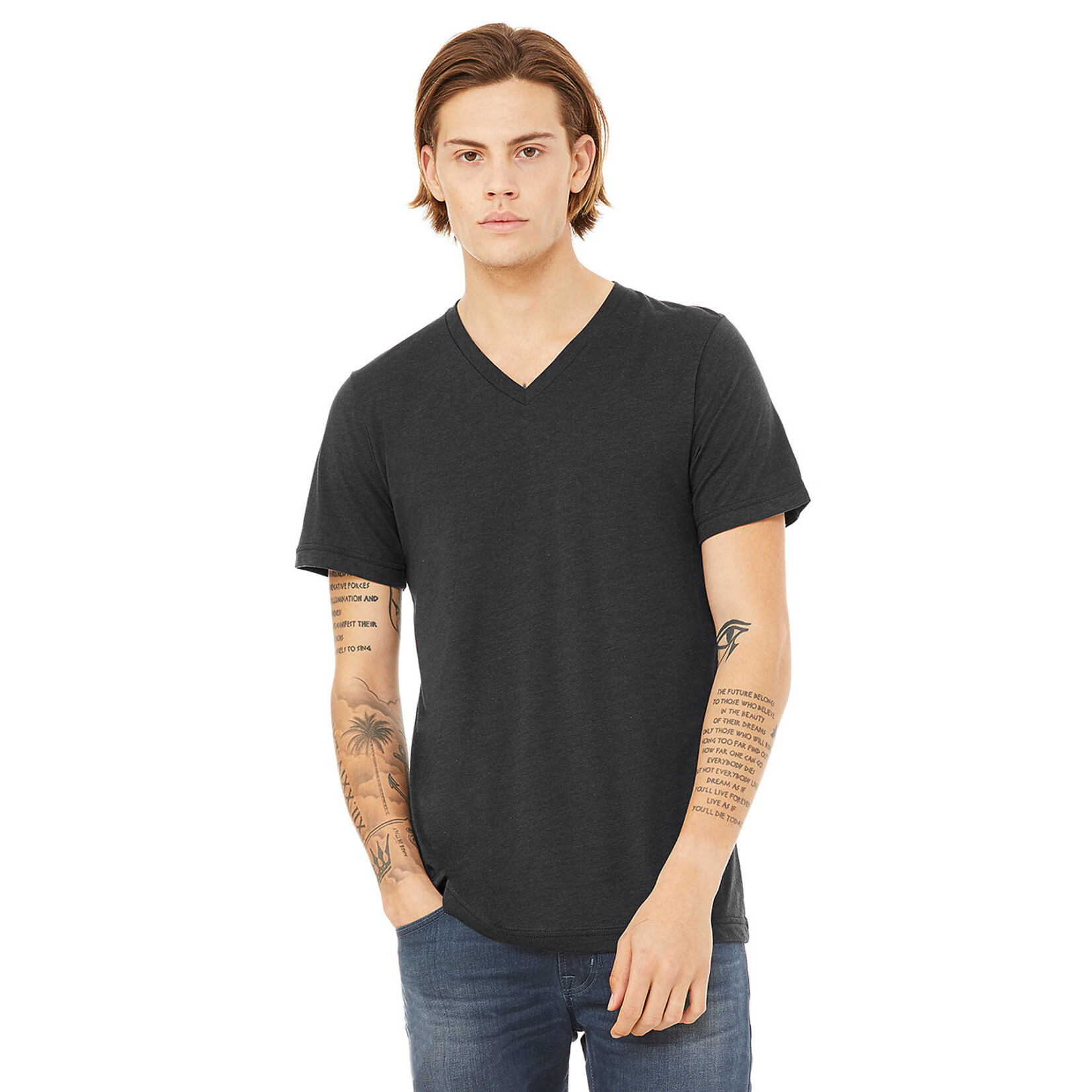 Bella Canvas Bella Canvas Tri-Blend V-Neck