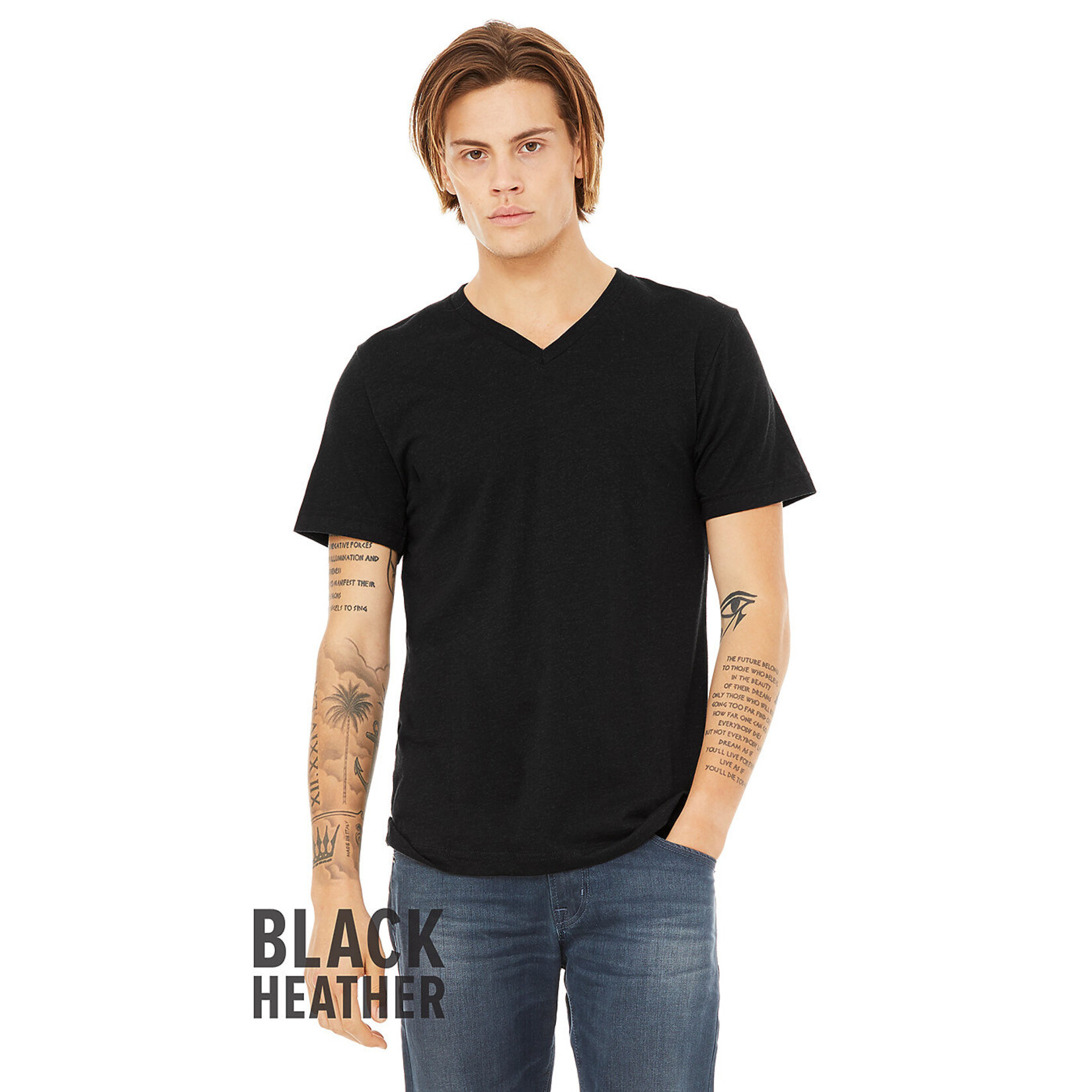 Bella Canvas Bella Canvas Tri-Blend V-Neck