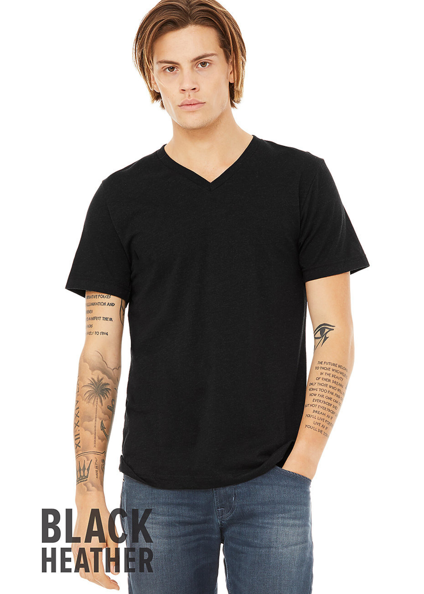 Bella Canvas Bella Canvas Tri-Blend V-Neck