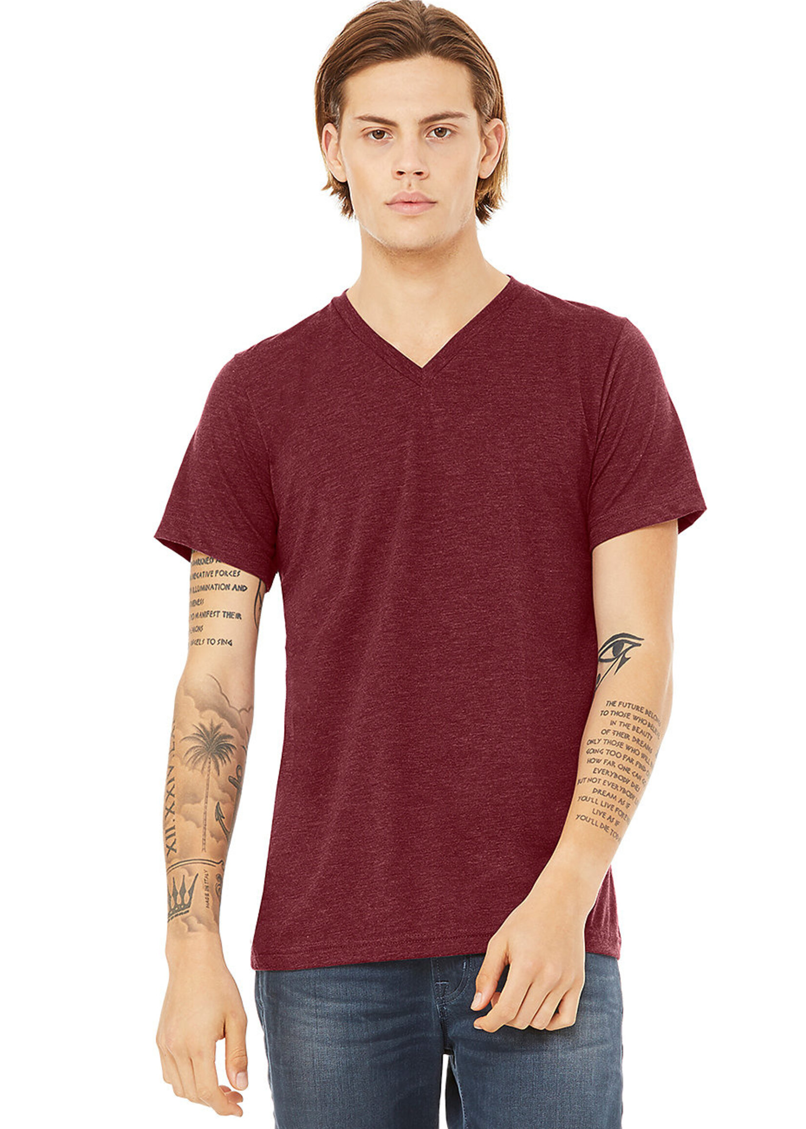 Bella Canvas Bella Canvas Tri-Blend V-Neck