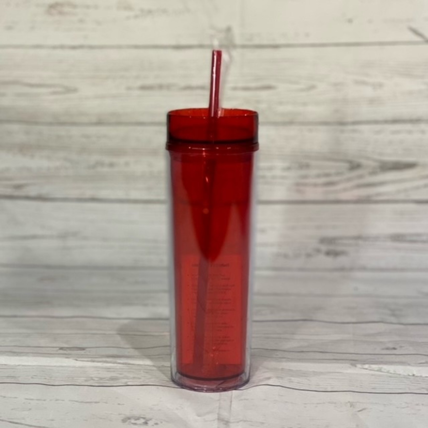 Acrylic Skinny Tumbler 16 oz.