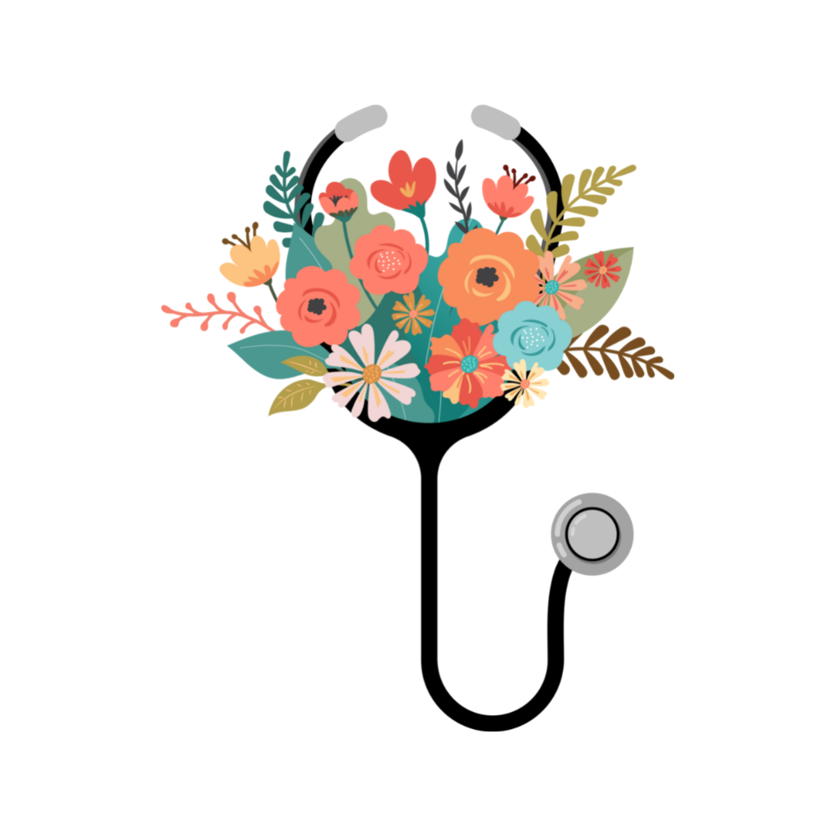 TVD Floral Stethoscopes Transfer