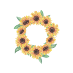 Sunflower Wreath