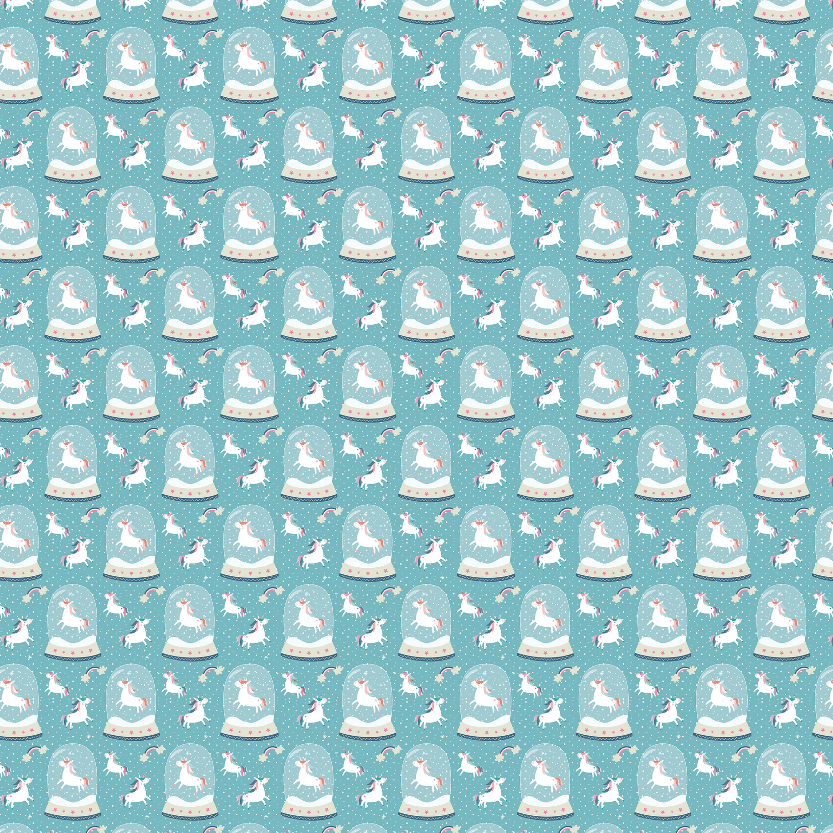 TVD Unicorn Snow Globes