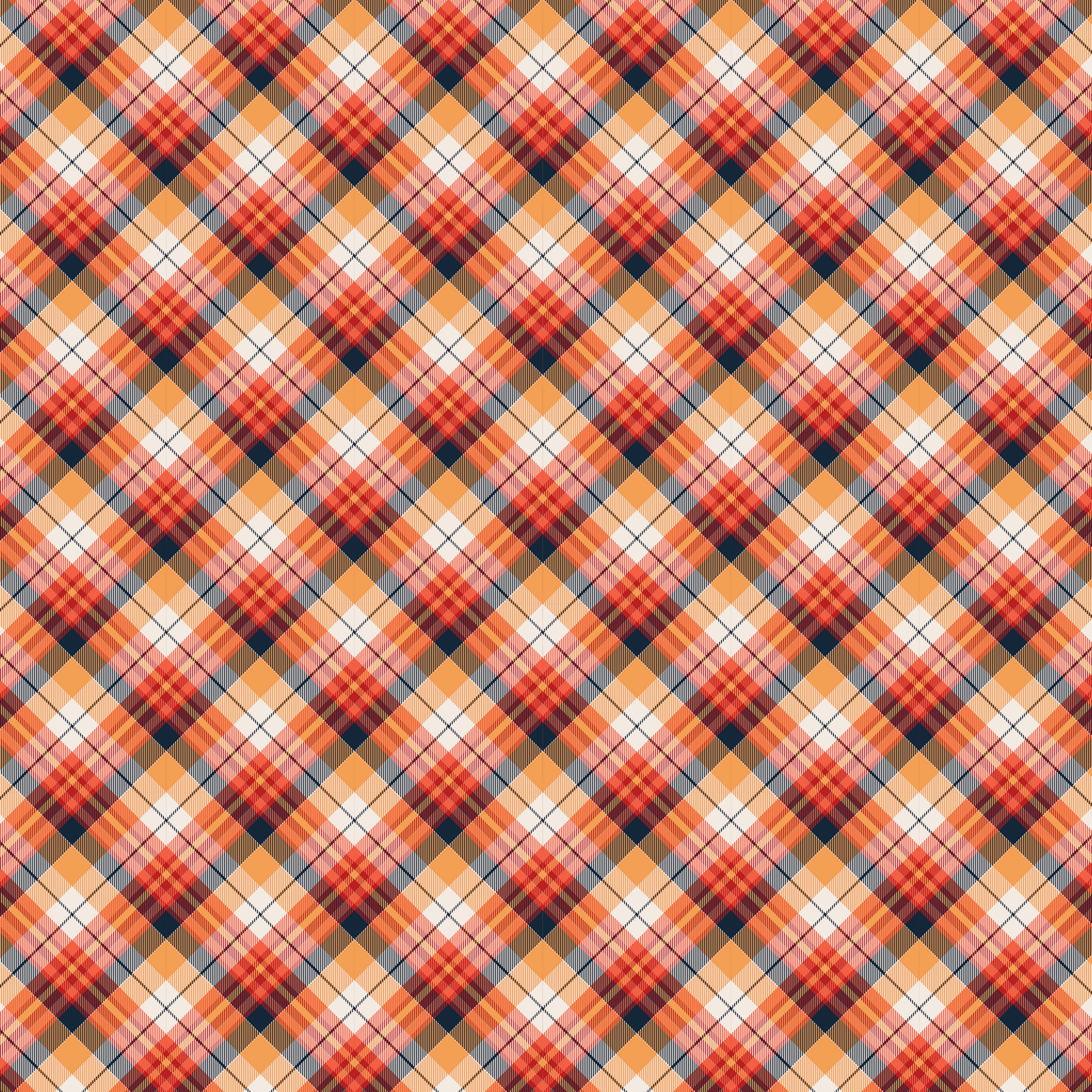 TVD Pumpkin Spice Plaid