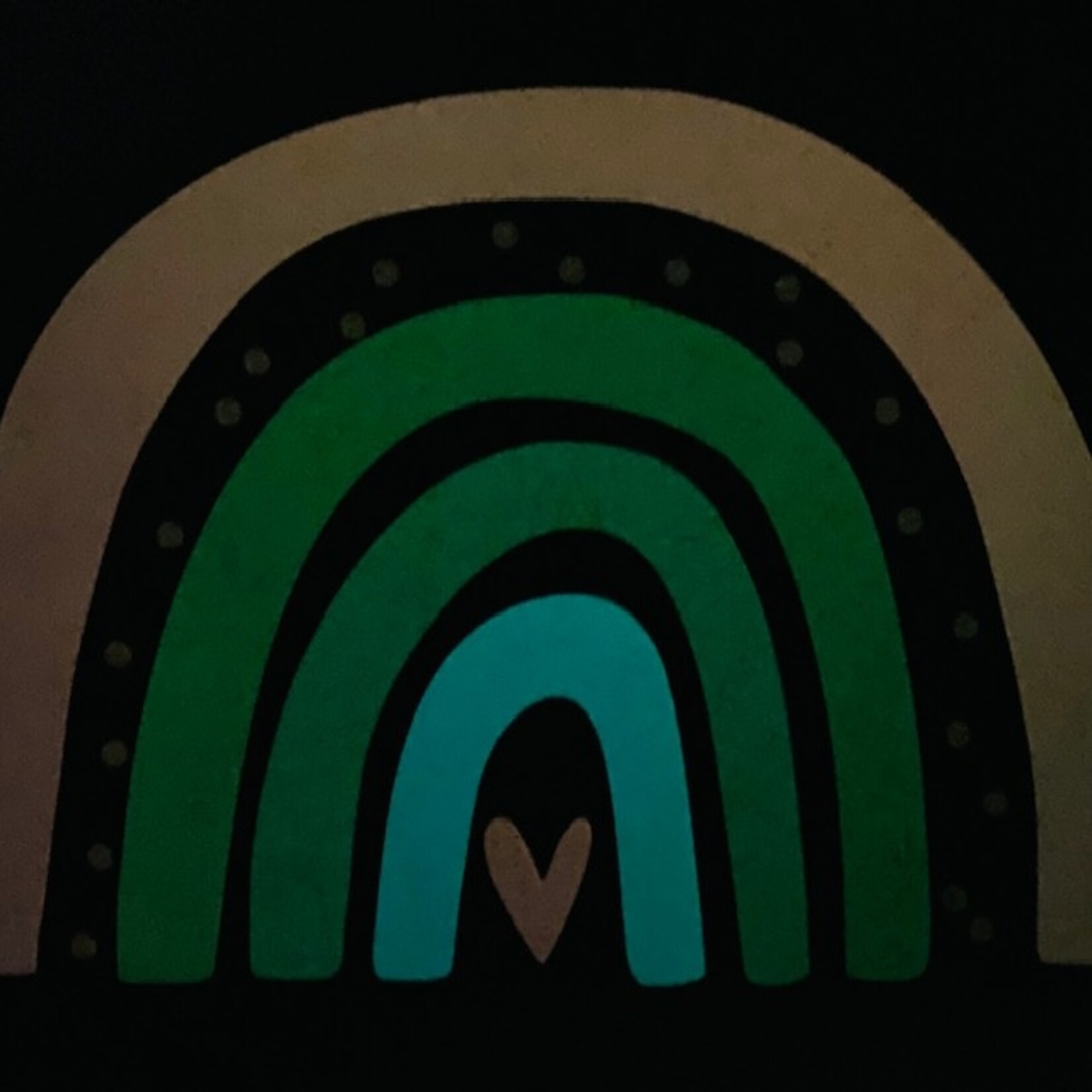 Colorful Glow In The Dark Heat Transfer