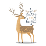 Be Merry and Bright Deer Transfer