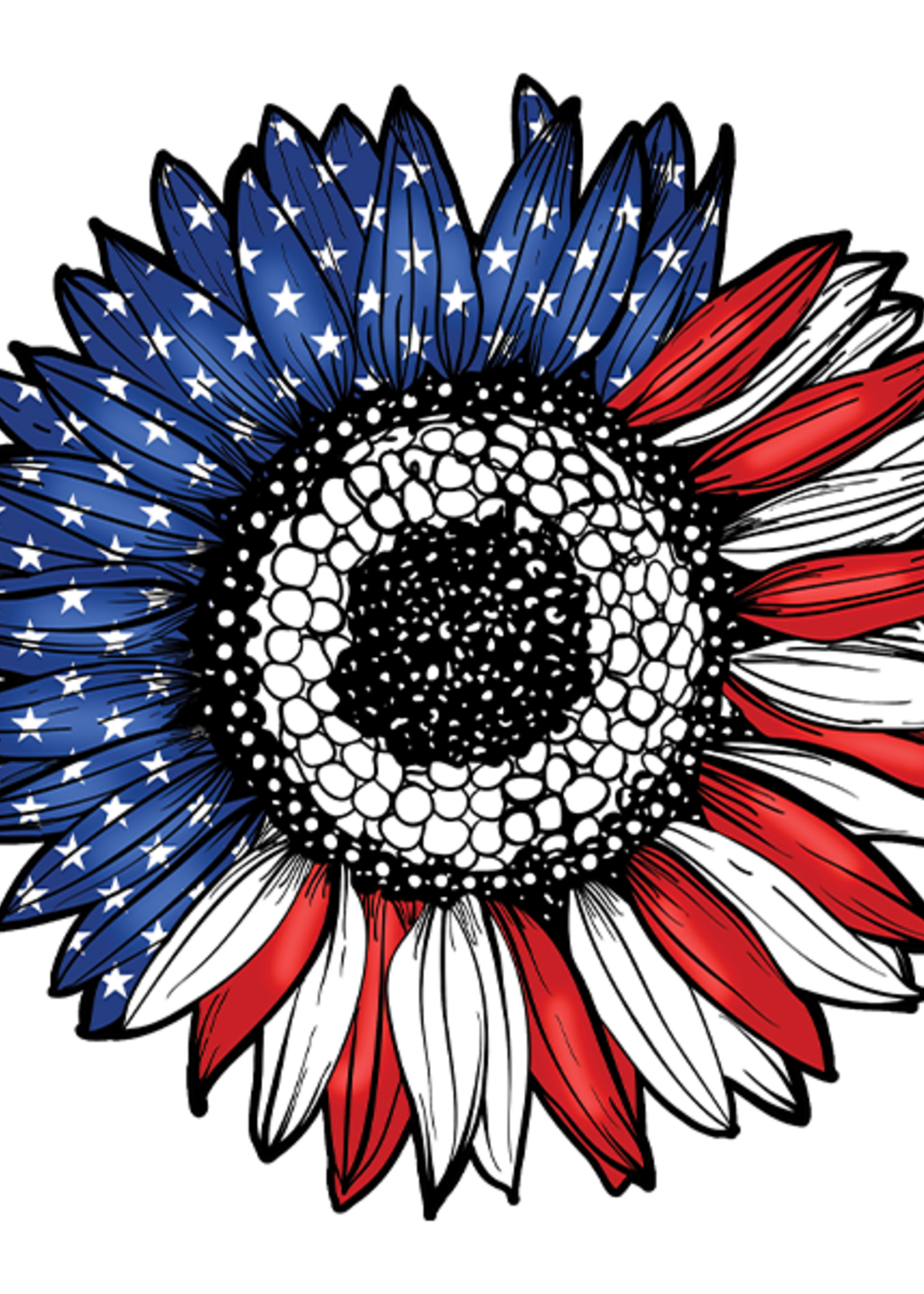American Sunflower Transfer