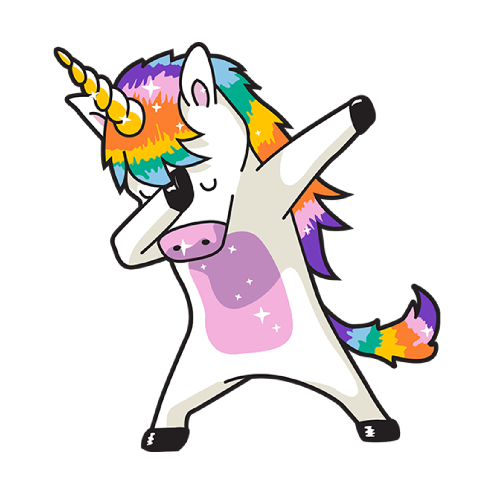 Dabbing Unicorn Transfer