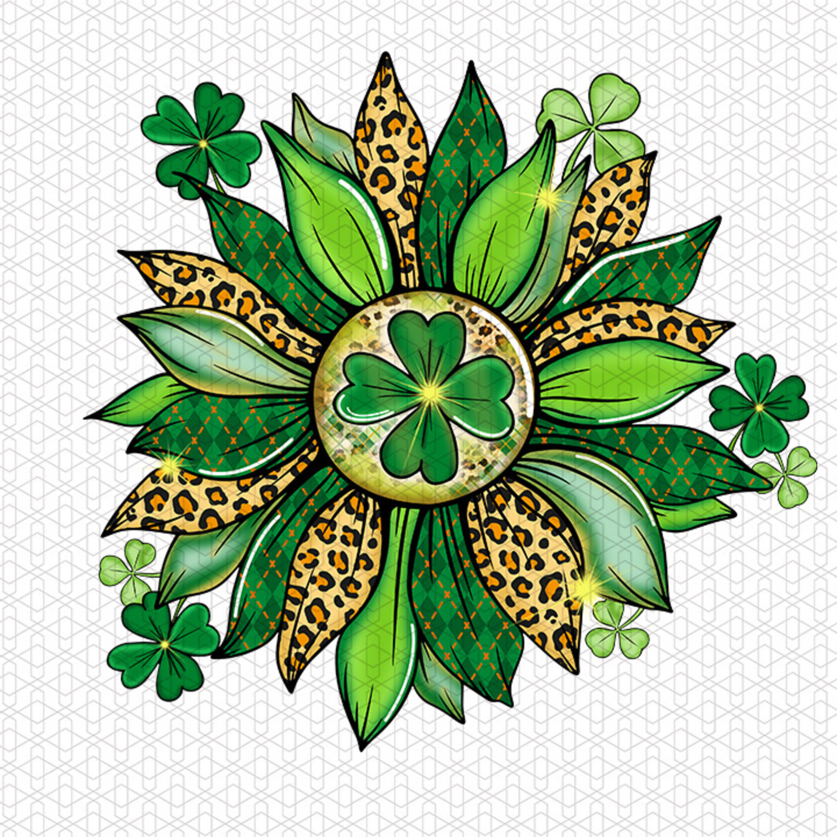 TVD St. Patrick's Day Flower Transfer