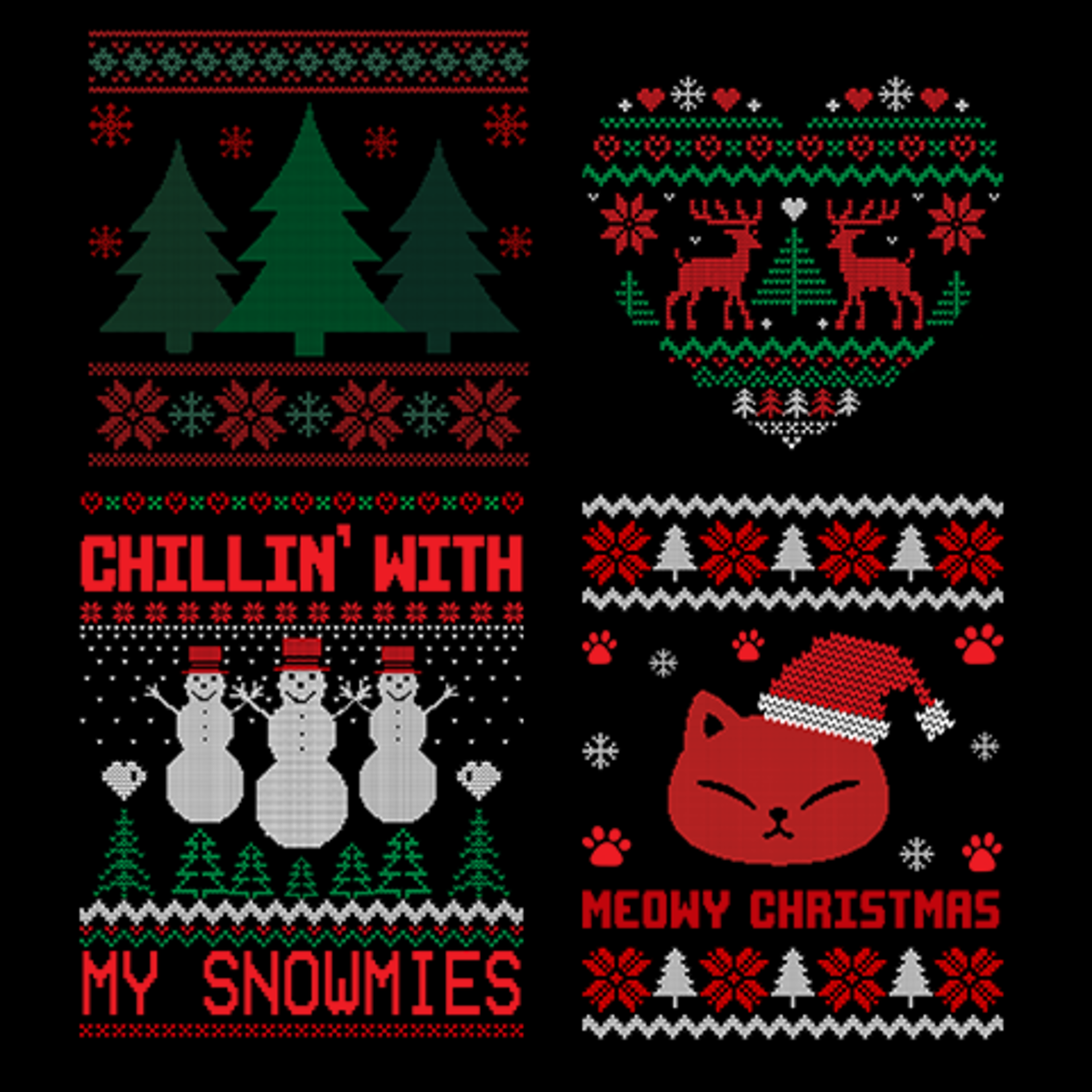 TVD Ugly Christmas Sweater Transfer