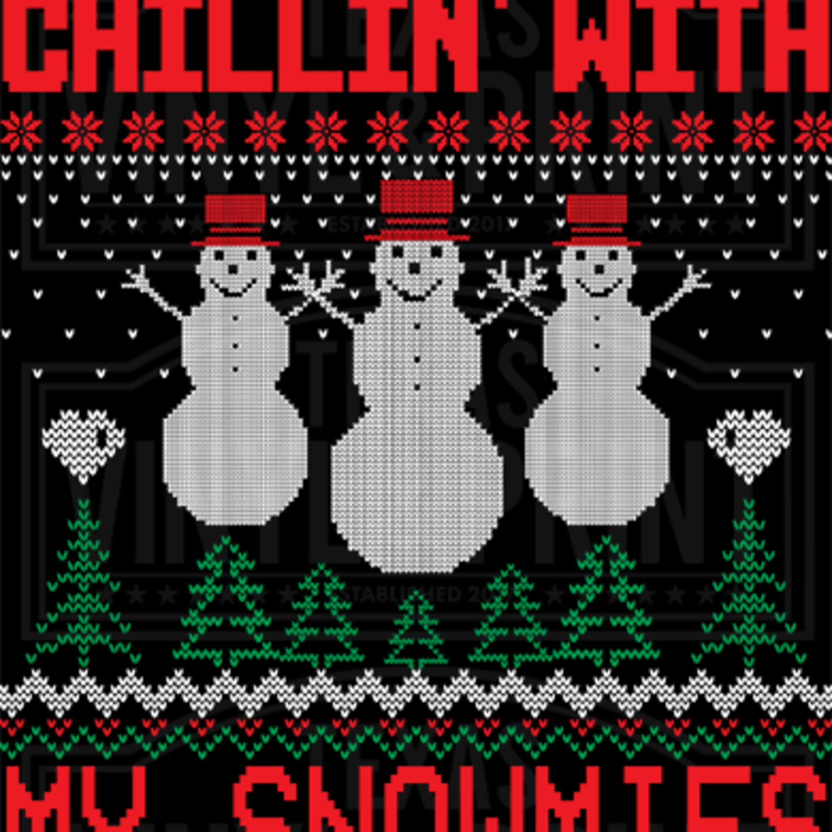 TVD Ugly Christmas Sweater Transfer