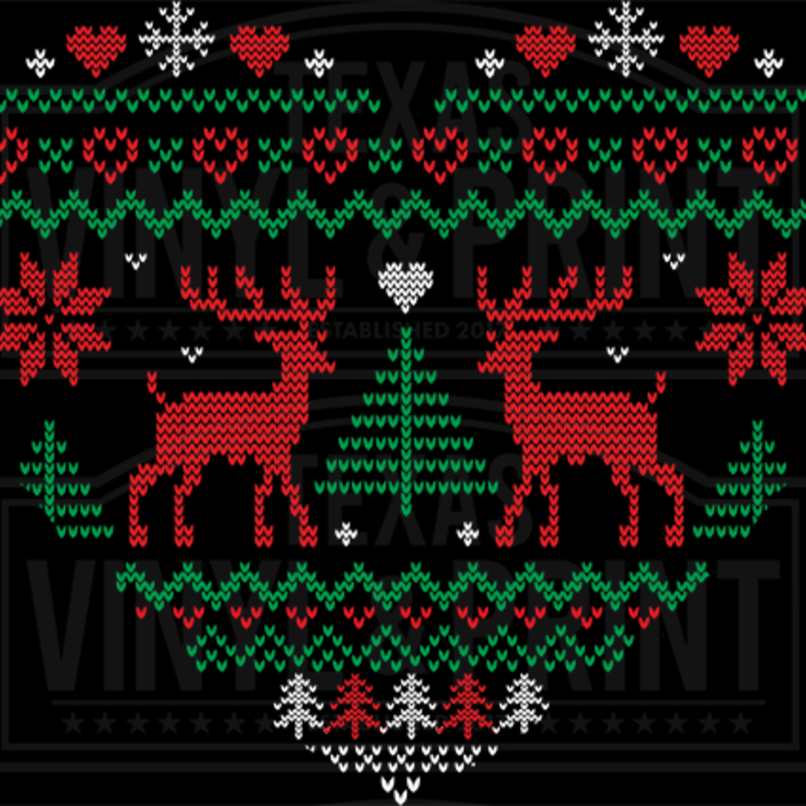 TVD Ugly Christmas Sweater Transfer