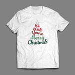 TVD We Wish You a Merry Christmas Tree Transfer