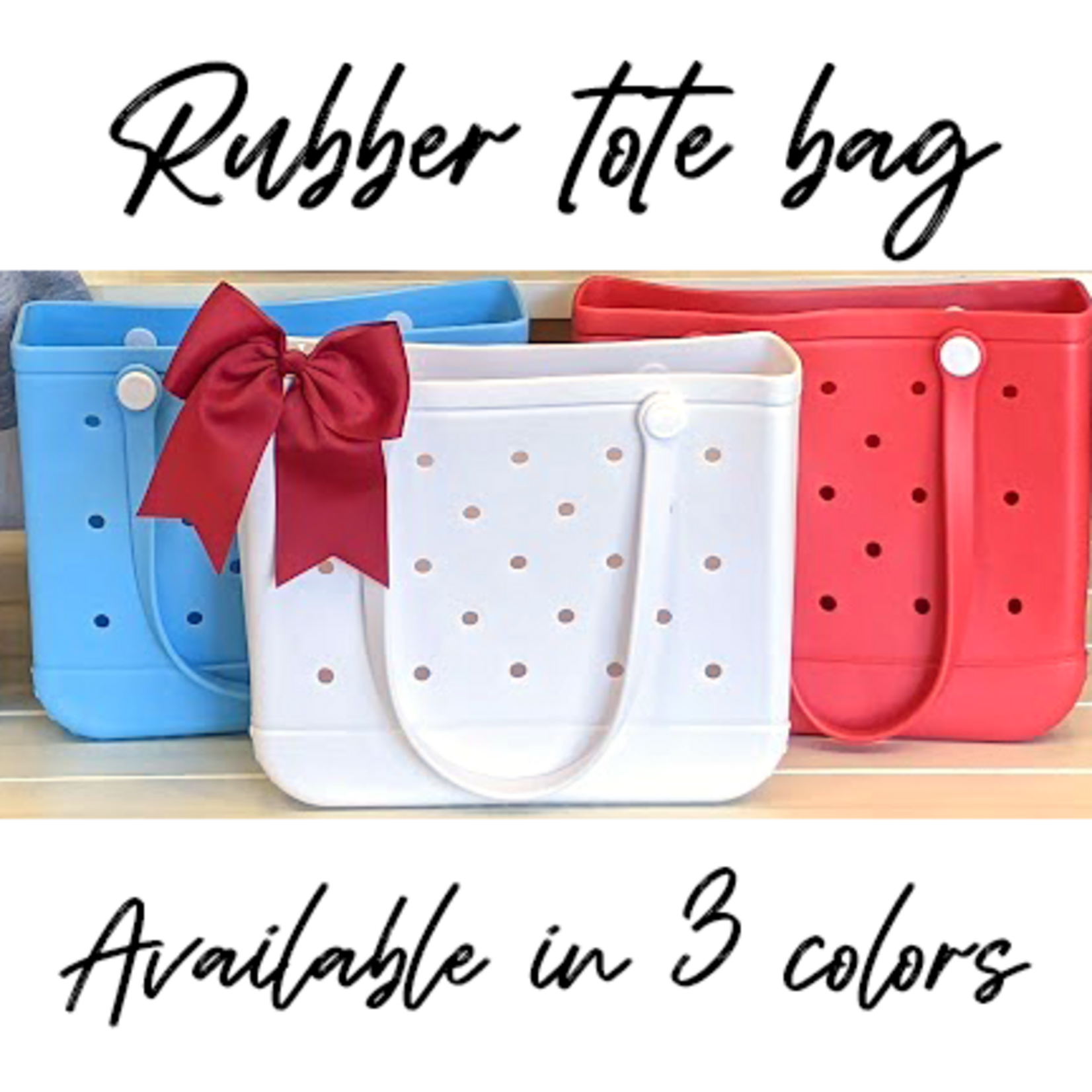 Rubber Beach Bag/Tote