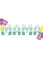 Mama With Flowers Transfer