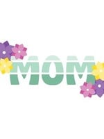 Mom With Flowers Transfers
