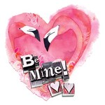 Be Mine Flamingo Transfer