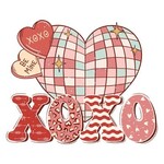 TVD Disco XOXO Heart Transfer