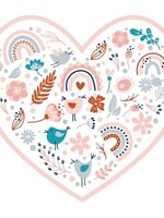 Floral Heart Transfer