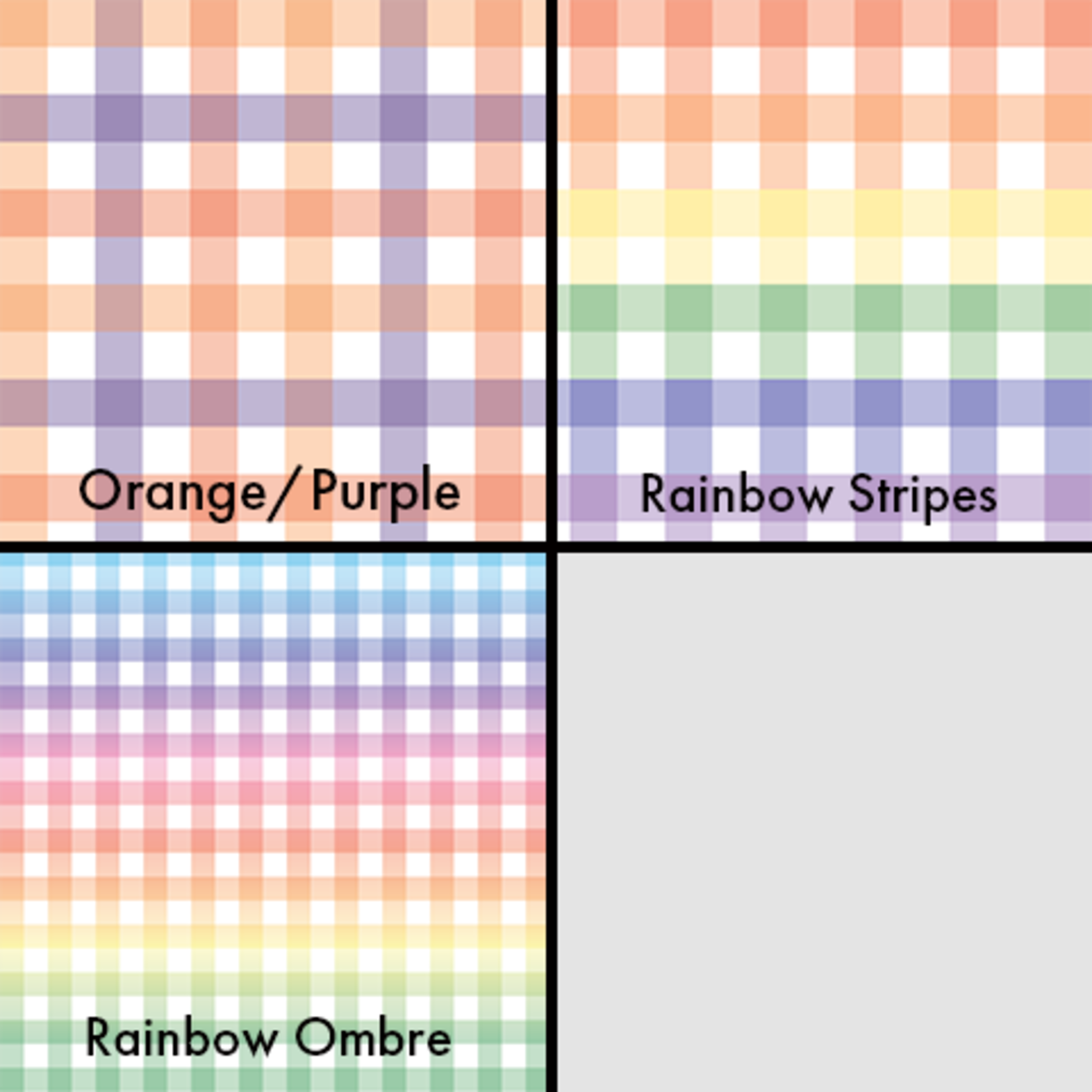 TVD Gingham - Pastel Plaid Pattern