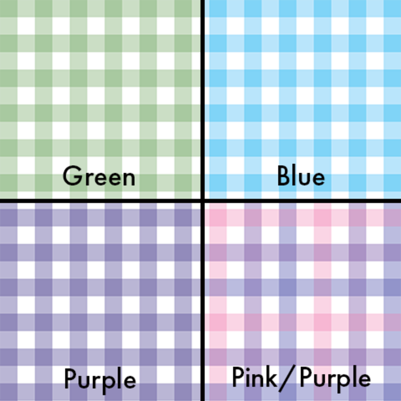 TVD Gingham - Pastel Plaid Pattern