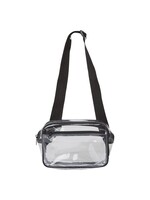 Clear Stadium 2-Pocket Fanny Pack/Crossbody Bag