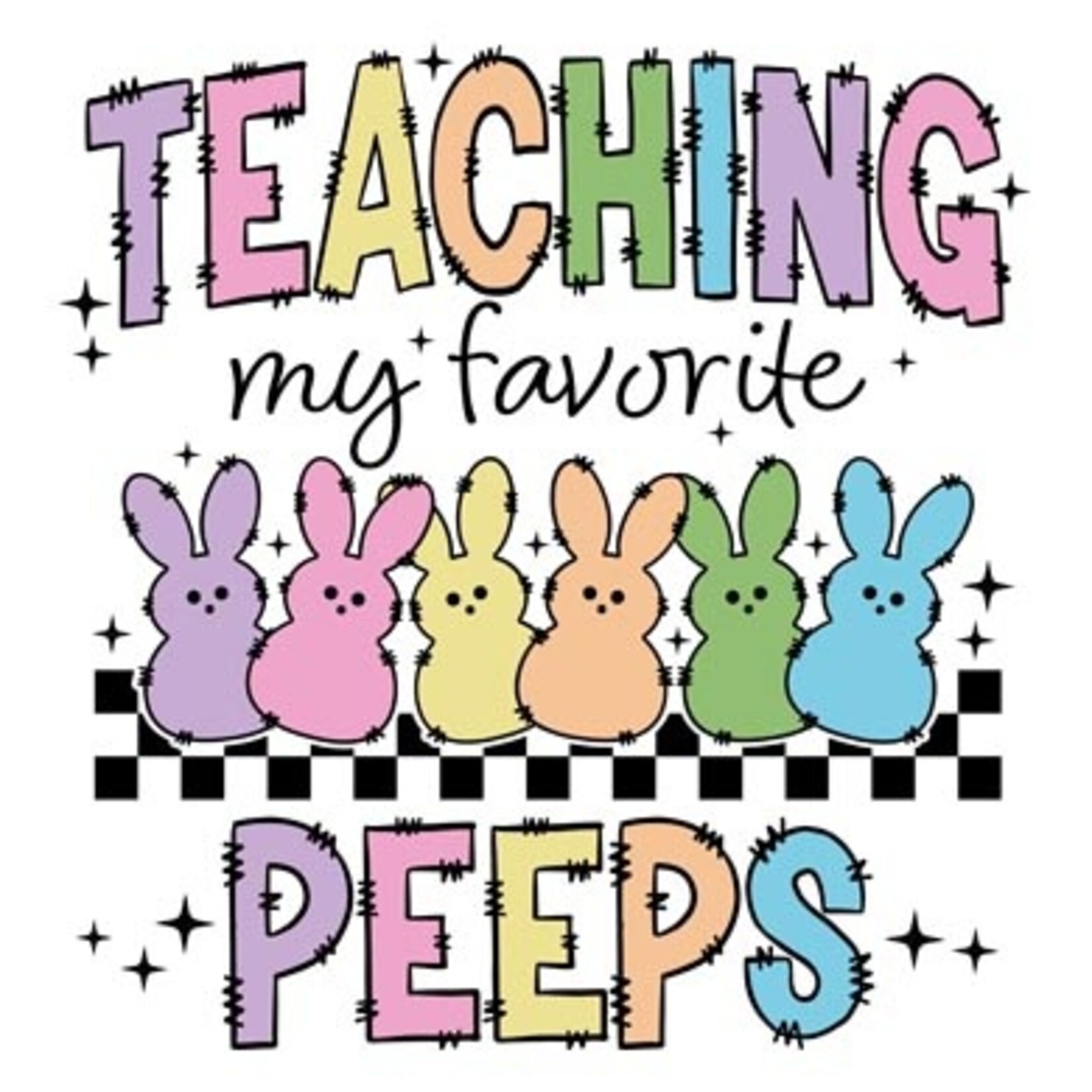 Teaching my Favorite Peeps Easter Transfer