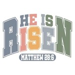 He is Risen School Style Transfer