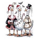 A Christmas Carol Goose Trio Transfer