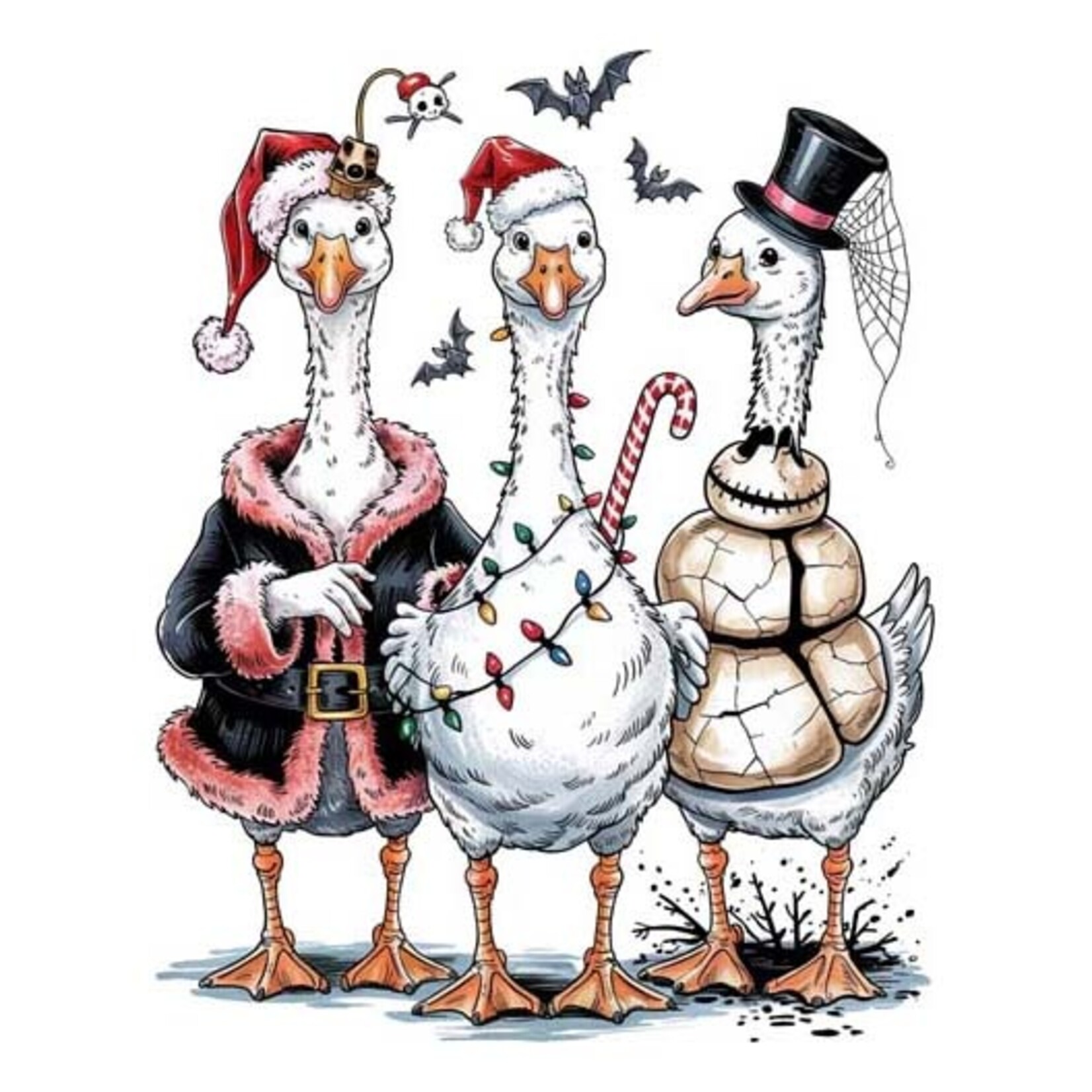 A Christmas Carol Goose Trio Transfer