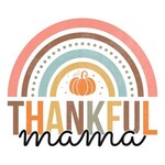 TVD Boho with Fall Rainbow Thankful Mama Transfer