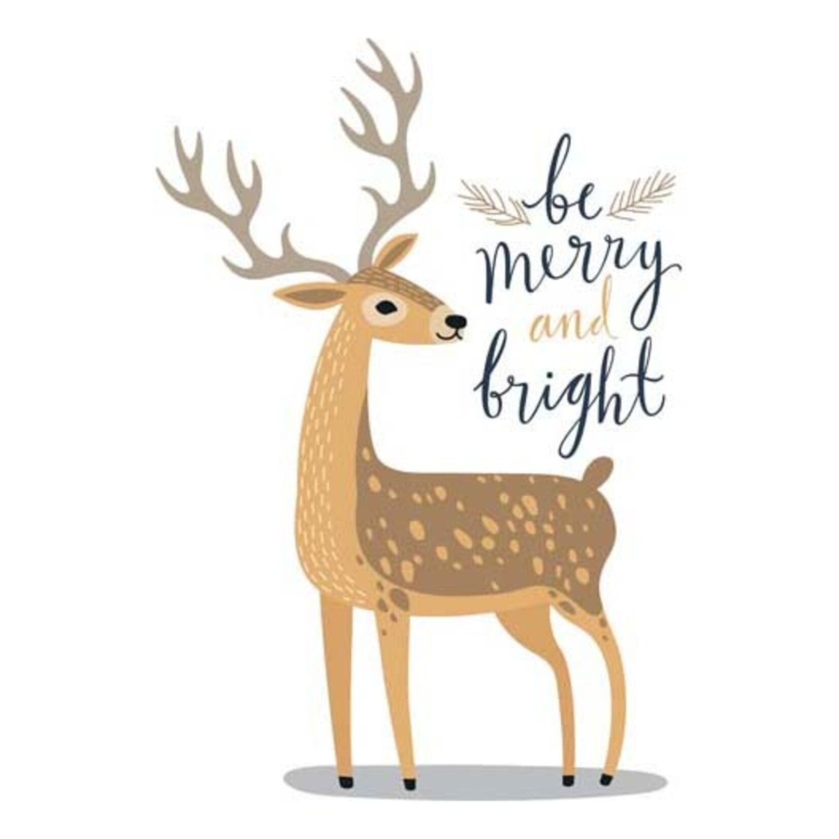 Be Merry and Bright Deer Transfer