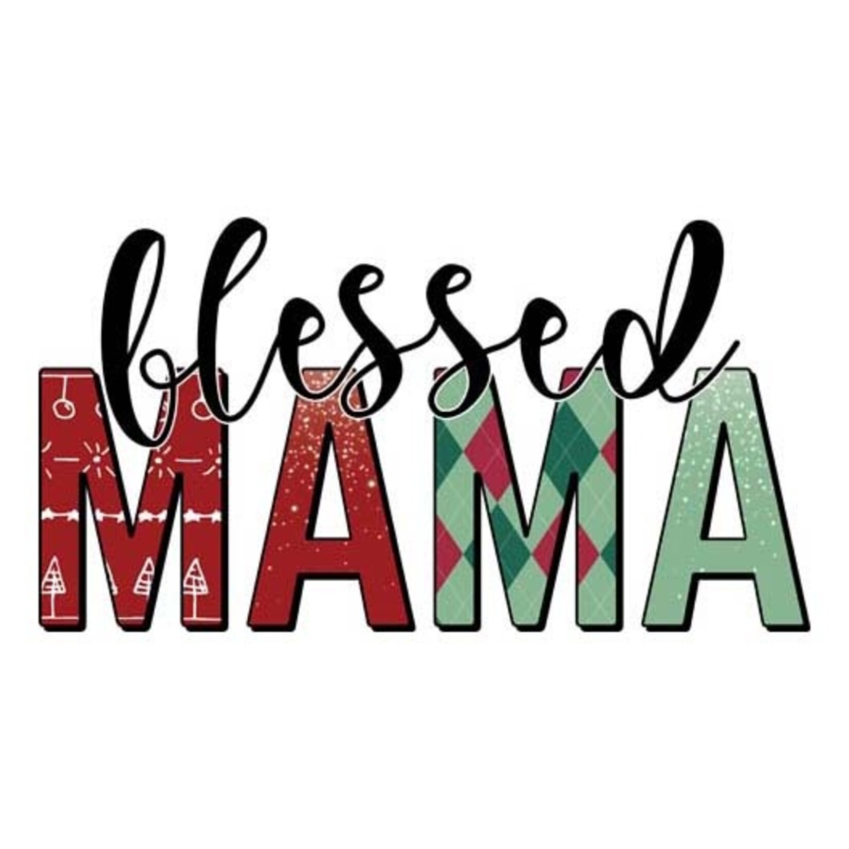 TVD Blessed Mama Christmas Holiday Transfer