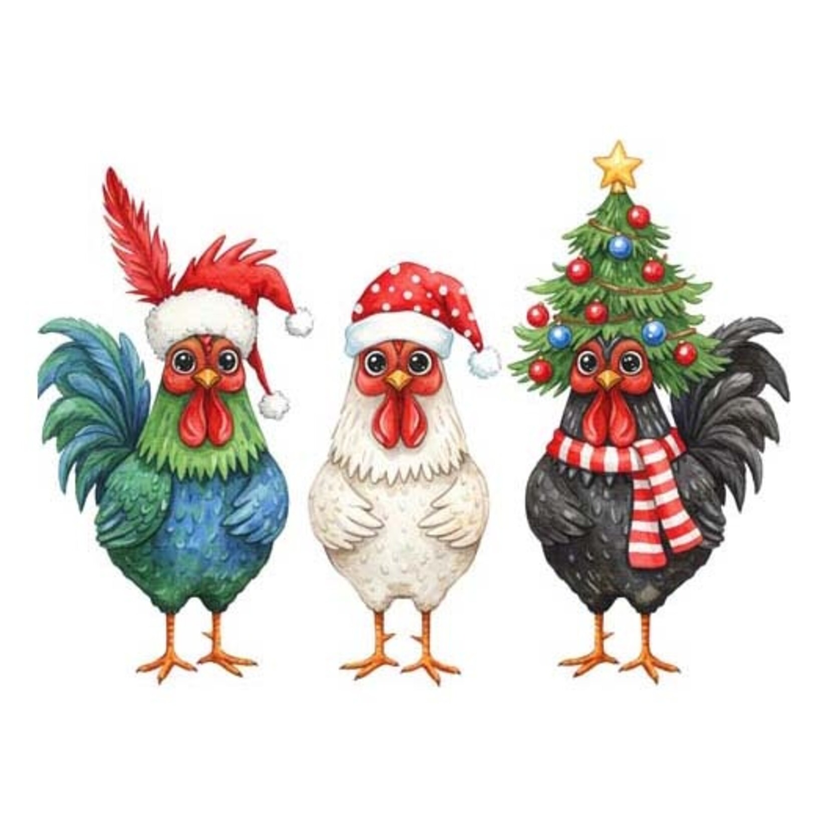 Christmas Chicken Transfer